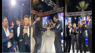هاني سلامة وحماقي يغنيان أصحاب أنا وأنت ولا مع مصطفى قمر في حفل زفاف نجله إياد 