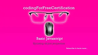 Basic Javascript Updating Object Properties freeCodeCamp 87 of 113