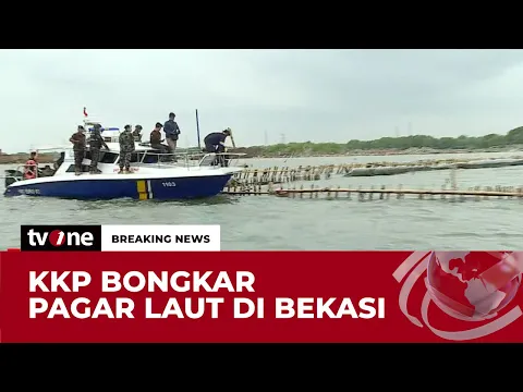 Pembongkaran Pagar Laut di Bekasi