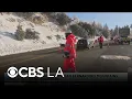 A look at snow conditions in Running Springs