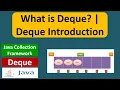 What is Deque Deque Introduction Java Collection Framework