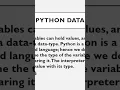Python Data Types short Python programming language Malayalam Tutorial
