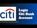 How to Login Citi Bank Online Banking Account