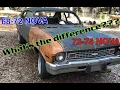 Chevy Nova Body differences 68-72 to