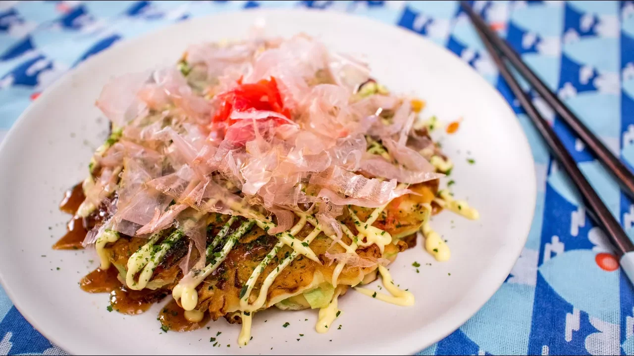 Okonomiyaki Recipe - Japanese Pizza / Pancake    Asian Recipes