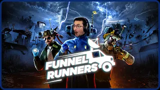 Jugando Funnel Runners con el Team Becarios