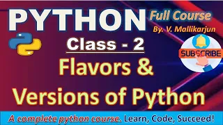 Flavors Versions of Python Explained CPython vs Jython vs PyPy Python 2 vs Python 3