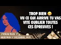 TROP BIEN 😁 VU CE QUI ARRIVE TU VAS VITE OUBLIER TOUTES CES ÉPREUVES !