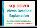 Views in SQL Server Drop views in SQL Alter views in SQL Server SQL Views