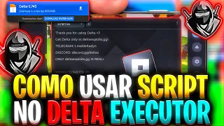 Como Baixar Executor DELTA SEM KEY e Usar SCRIPT no Roblox (CELULAR/MOBILE) Instalar/Colocar Script