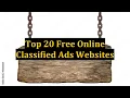 Top 20 Free Online Classified Ads Websites