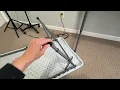 How to Close Portable Folding Table - Lunch Camping Table Instructions