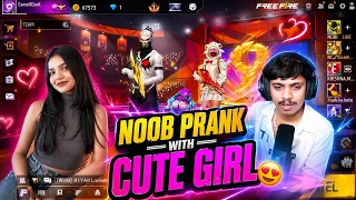CUTE V BADGE GRIL STREAMER VS KAAL YT ON CS RANKED😱 1 VS 4 👿 GARENA FREE FIRE