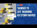 Lagu Storm Chandra forecast to bring strong winds, heavy rain and snow to UK