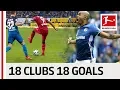 18 Clubs 18 Goals - The Best Goal By Every Bundesliga Club in