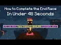 How to Complete the End Race In Under 48 Seconds Hypixel Skyblock