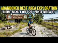 Riding a Bicycle Around an Abandoned Rest Area - Interstate 75