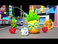 It's Goal Day ⚽🥁 | Soccer Song for Kids - Dancing Fruits