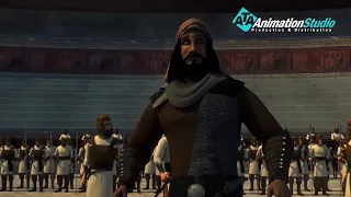 معركة جالوت اشهر معركة بالتاريخ وهزيمة جالوت علي يد نبى الله داود شر هزيمة 