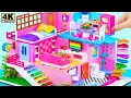 Download Lagu Build 3-Storey Luxury Dollhouse Apartment with Fully Furnished Rooms for Two ❤️ DIY Miniature House