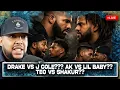 Lagu The Lunch Hour: Drake vs J. Cole?? Ak vs Lil Baby? Teo vs Shakur?