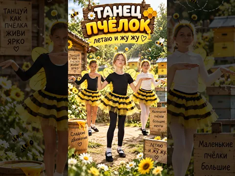 Танец пчёлок - летаю и жу жу.