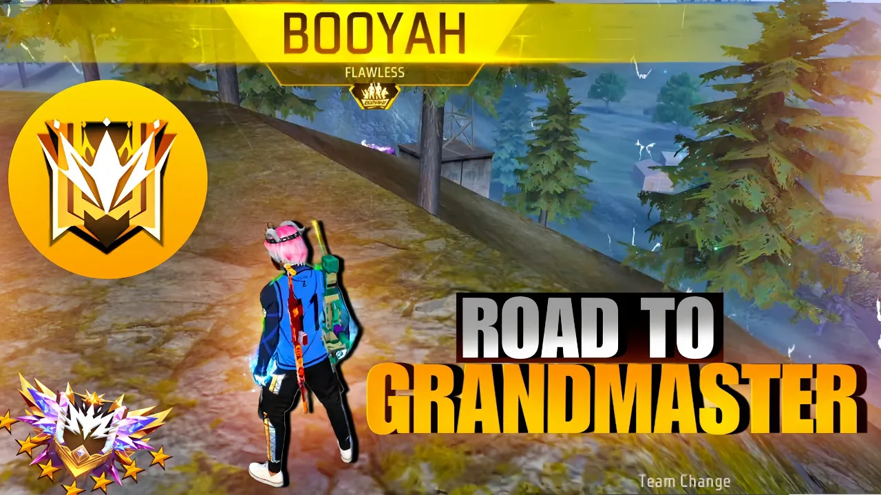 ROAD TO GRANDMASTER IN NEW BR SEASON ☠️😁| in Telugu #freefire #longvideo #telugu #funny