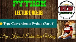 Type Conversion Functions In Python Part-1 int float str complex ord chr
