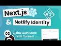 Next js Identity auth Tutorial - Creating an Auth Context