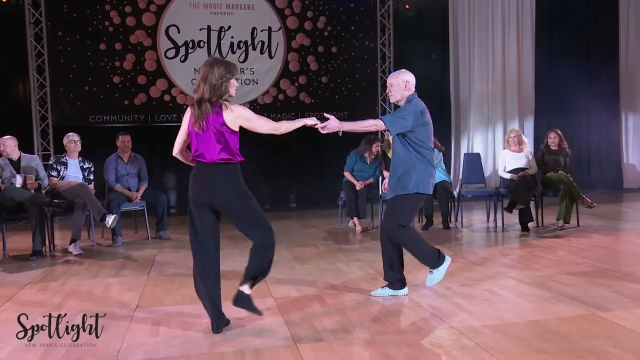 Spotlight New Year's Celebration 2023 Masters Novice Jack & Jill Phillip Nicholson & Melissa Luther