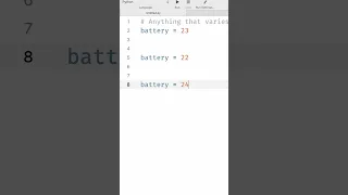Variables in Python under 1 Minute
