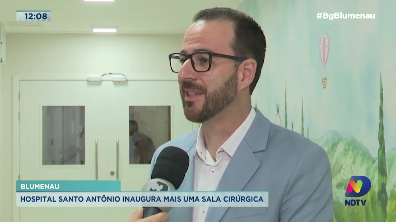 Hospital Santo Antônio inaugura nova sala cirúrgica em Blumenau