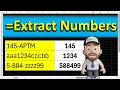 Extract the numbers from a Cell in Excel - ONE Simple Formula