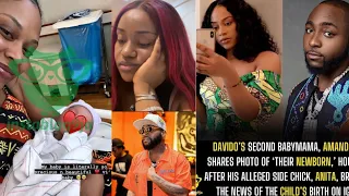  davido 2nd bbymama amanda shares picture of her new born baby with davido as she revealed the truth