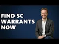 How To Check For Warrants In South Carolina