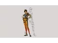 Tracer Widowmaker from Overwatch - Daily Drawing Practice Day 130