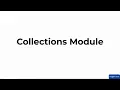 Topice 9 Python Collections Module Explained Beginner to Pro