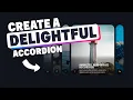 Build a responsive animated accessible accordion that looks pretty good