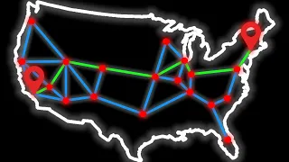 How does Google Maps find the shortest path