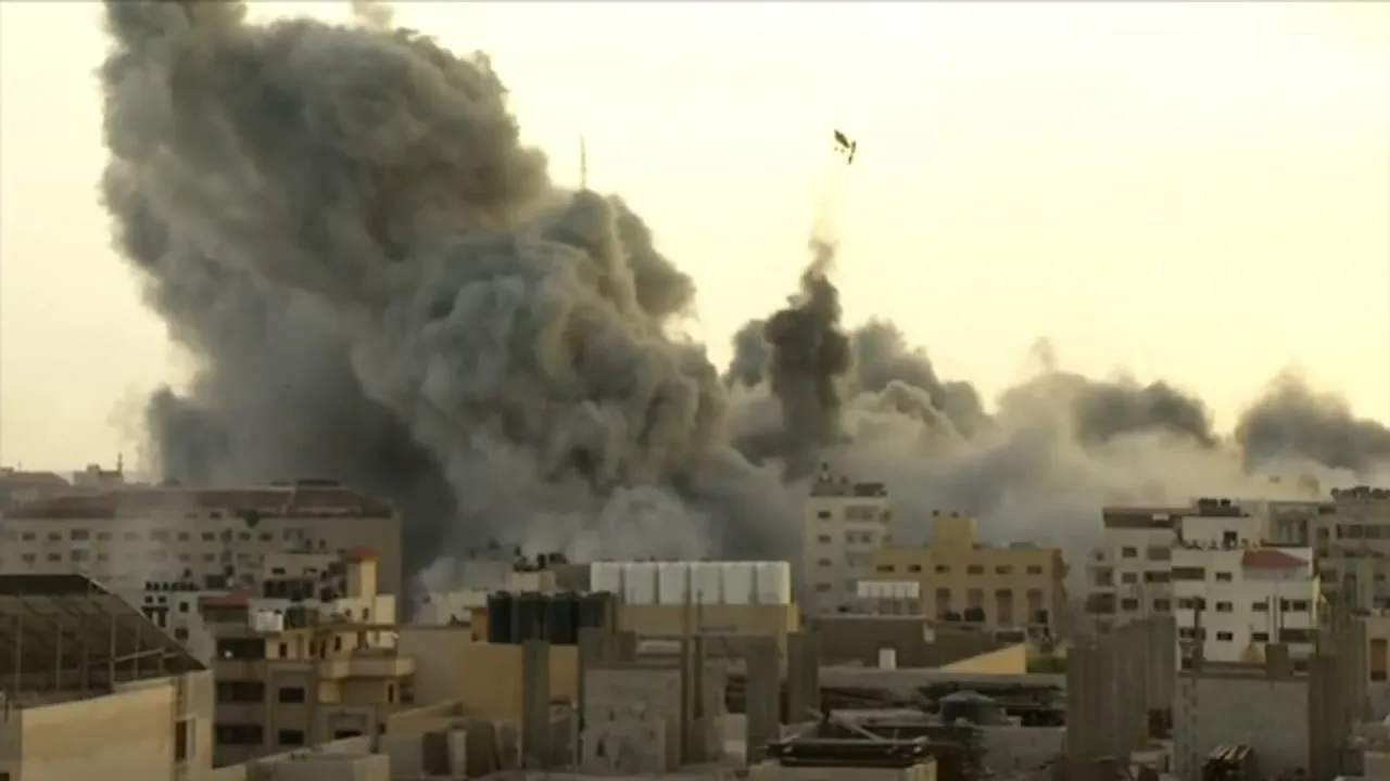 Israel strikes and seals off Gaza after attack by Hamas