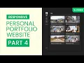Responsive Personal Portfolio Website with HTML CSS JS - Part 4