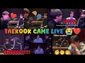 taekook came live!!! 😭❤️Taehyung wanted to sleep next to Jungkook omg🤭