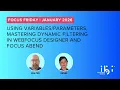 2026 Jan FOCUS Friday Dynamic Filtering in WebFOCUS Designer FOCUS Abend