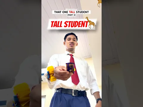 That one tall student😎 #haslebhayi