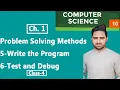 Write the and Debug the Program 4 - unit 1 class 10th-computer