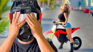 she bought a mini bike