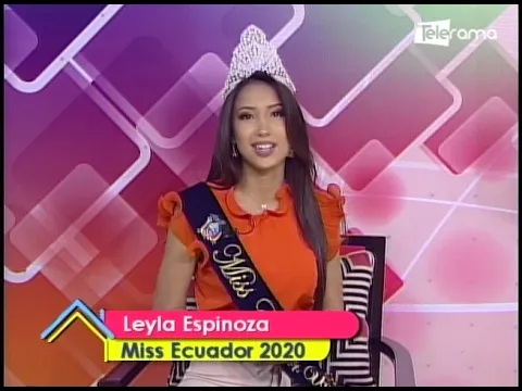 Nos visita la nueva Miss Ecuador Leyla Espinoza
