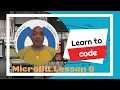 Learn to Code with Scratch MicroBit Lesson 6 Keeping Score