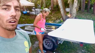 DIY Hard Bimini for Catamaran