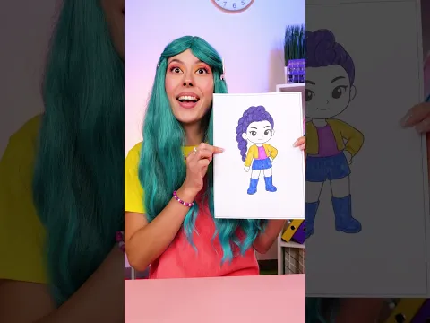Let's color Rumi! 🌈 Repeat after me #forkids